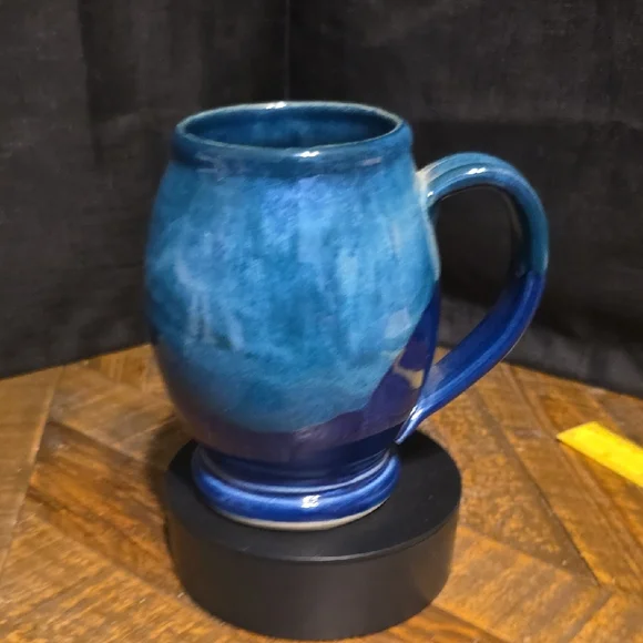 Renaissance Festival Blue Ceramic Mug - Picture 5 of 10
